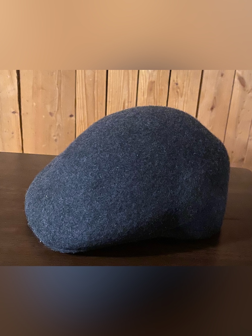 Country Gentleman English Classic Charcoal Gray Wool Beret Hat
